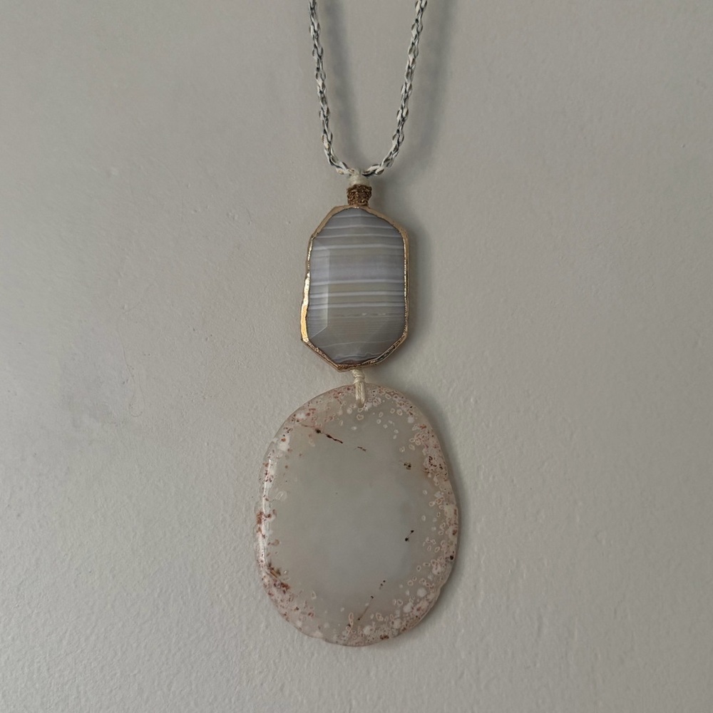 Anthropologie Morning Dew Pendant Necklace View 5